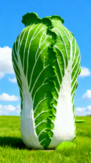 玻璃钢仿真白菜雕塑 (4)