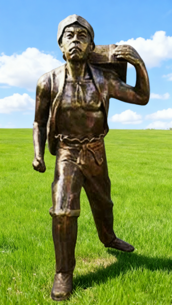 玻璃钢仿铜红军雕塑 (8)