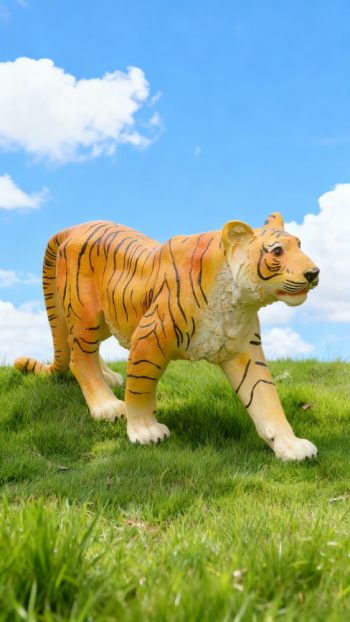 玻璃钢仿真老虎雕塑 (7)