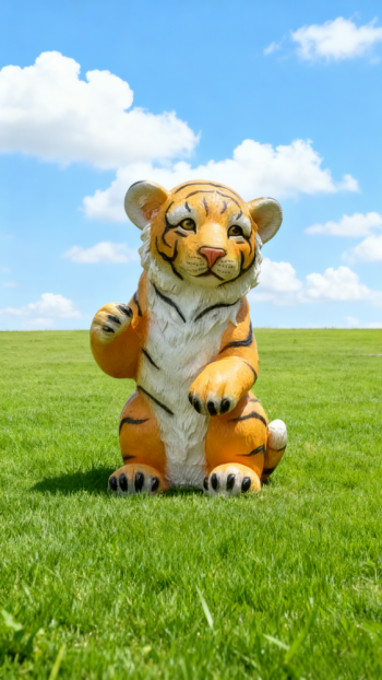 玻璃钢仿真老虎雕塑 (11)