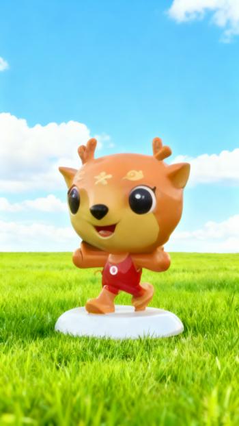 玻璃钢卡通小鹿雕塑 (10)