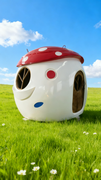 玻璃钢卡通蘑菇屋 (8)