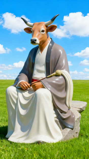 兽首人身十二生肖动物雕塑 (10)