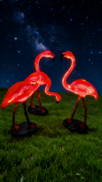 玻璃钢仿真火烈鸟雕塑 (5)