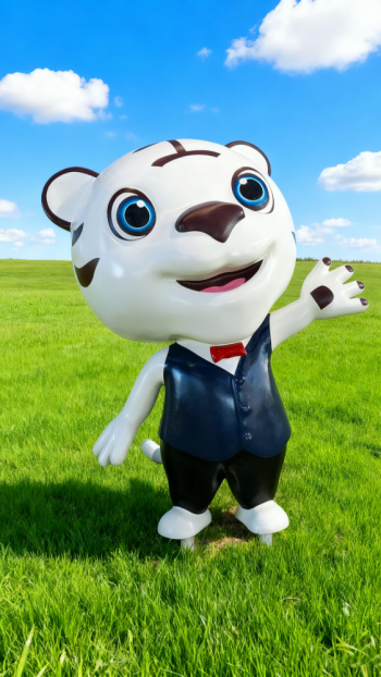 玻璃钢卡通老虎雕塑 (15)