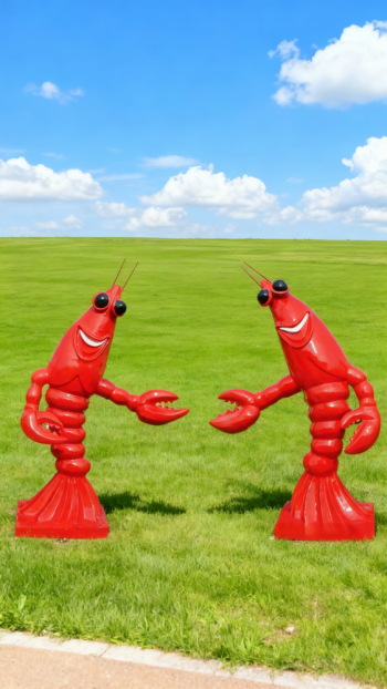 玻璃钢龙虾雕塑 (9)