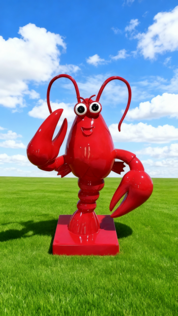 玻璃钢龙虾雕塑 (14)