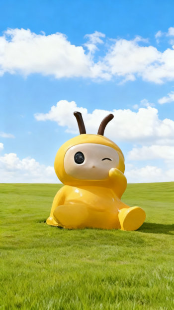 玻璃钢卡通蜜蜂雕塑 (18)