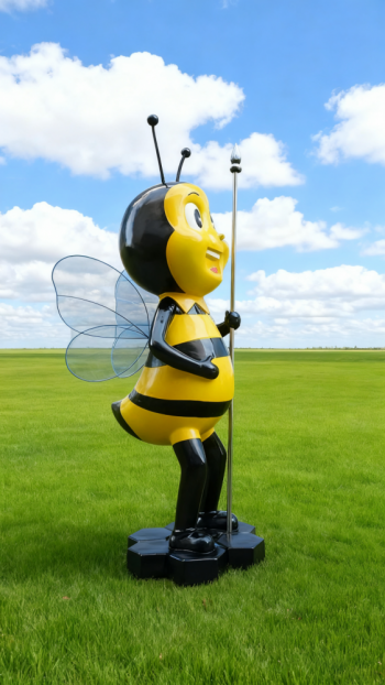 玻璃钢卡通蜜蜂雕塑 (22)