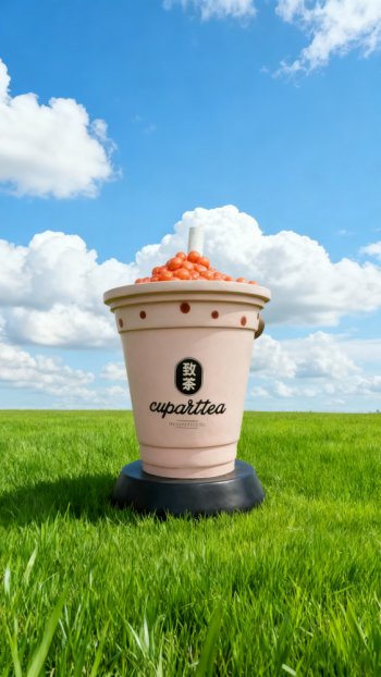 玻璃钢仿真奶茶杯雕塑 (19)