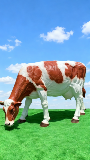 玻璃钢奶牛雕塑 (3)