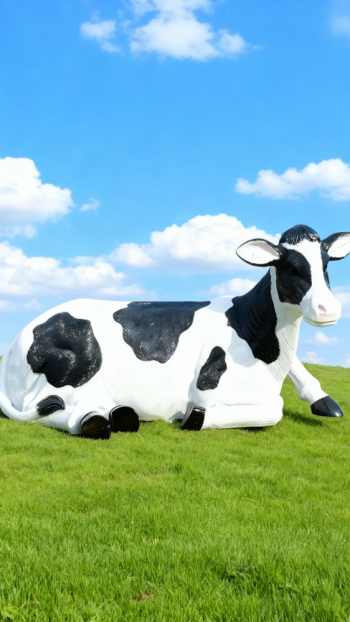 玻璃钢奶牛雕塑 (9)