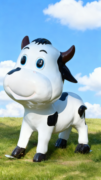 玻璃钢奶牛雕塑 (26)