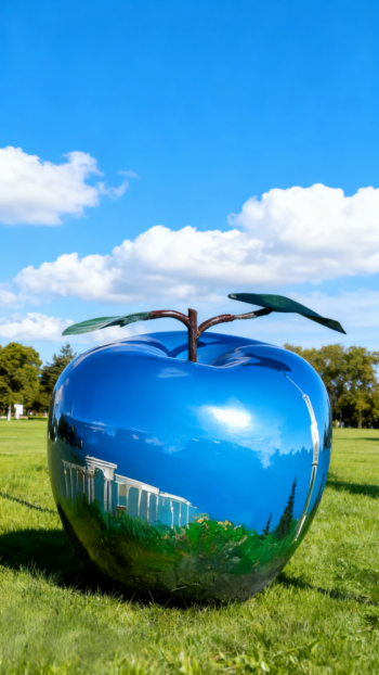 玻璃钢苹果雕塑 (18)