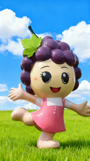 玻璃钢葡萄雕塑 (1)