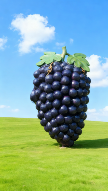 玻璃钢葡萄雕塑 (15)