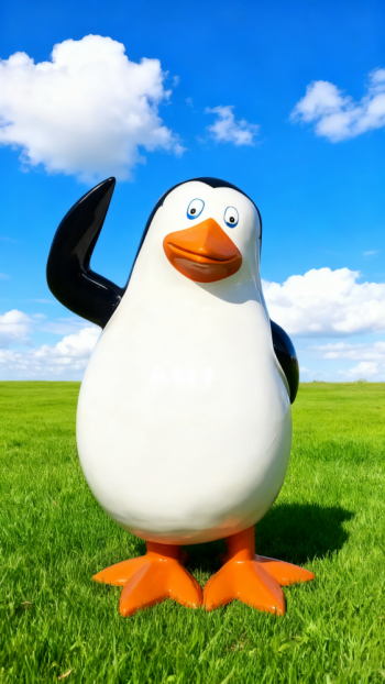 玻璃钢企鹅雕塑 (7)