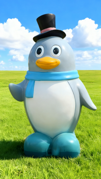 玻璃钢企鹅雕塑 (18)