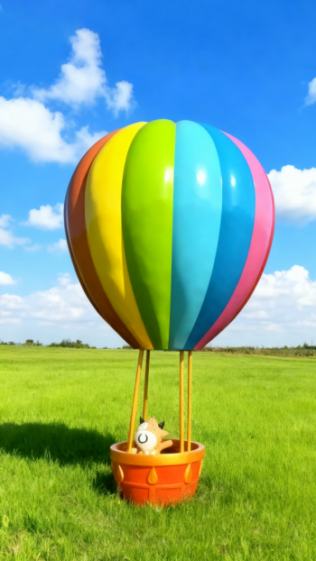 玻璃钢热气球雕塑 (5)