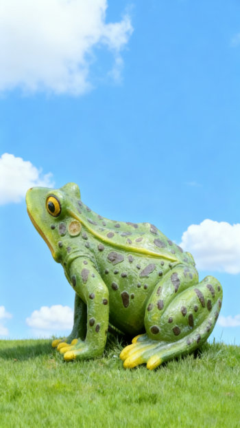 玻璃钢青蛙雕塑 (3)