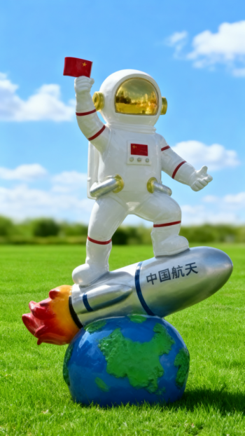 玻璃钢太空人雕塑 (14)