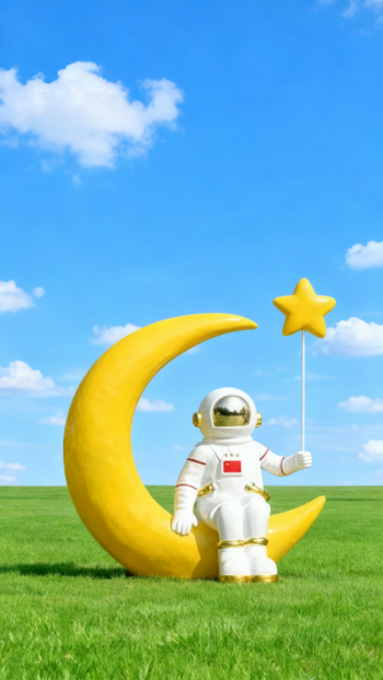 玻璃钢太空人雕塑 (24)