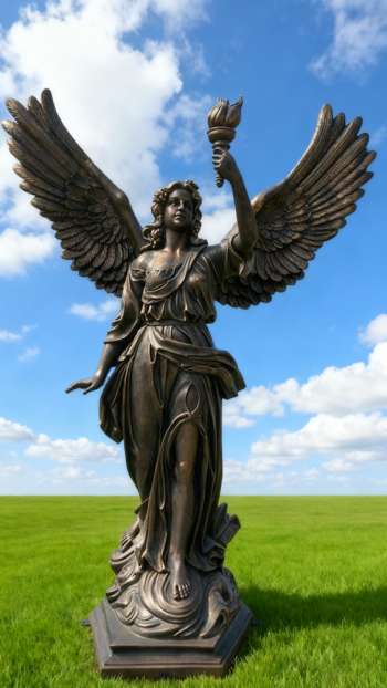 玻璃钢天使雕塑 (4)