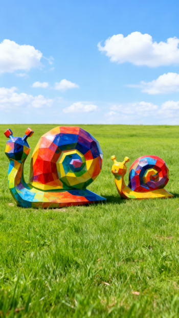 玻璃钢蜗牛雕塑 (4)