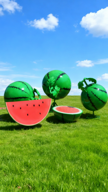 玻璃钢西瓜雕塑 (15)