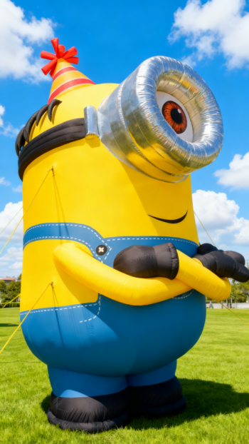 卡通小黄人雕塑 (16)