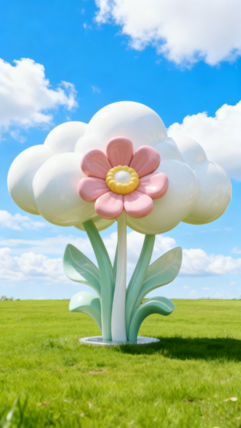 玻璃钢云朵雕塑 (13)