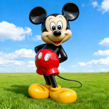 玻璃钢卡通米老鼠雕塑