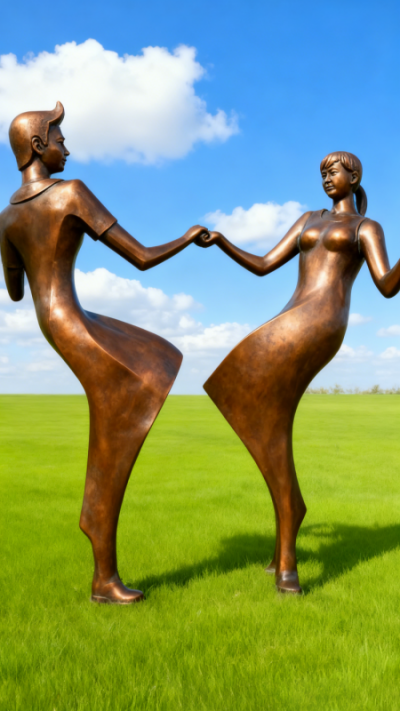 情侣人物雕塑 (7)