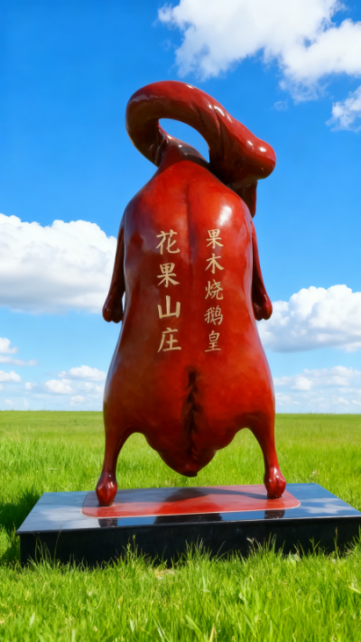 玻璃钢仿真烧鹅雕塑