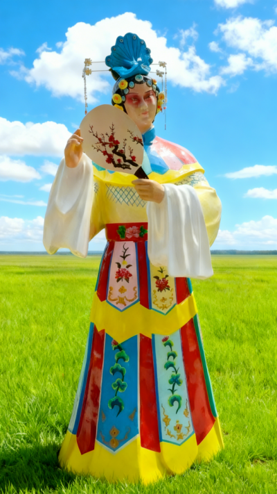 戏曲主题雕塑 (5)