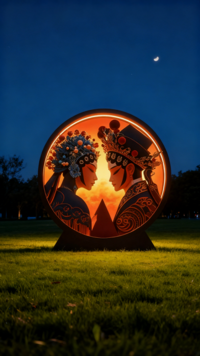 戏曲主题雕塑 (15)