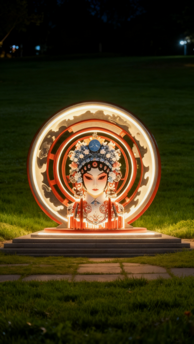 戏曲主题雕塑 (16)