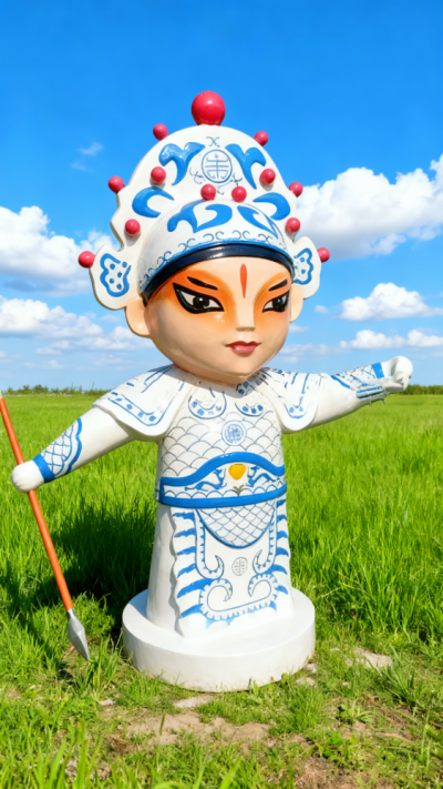 戏曲主题雕塑 (19)