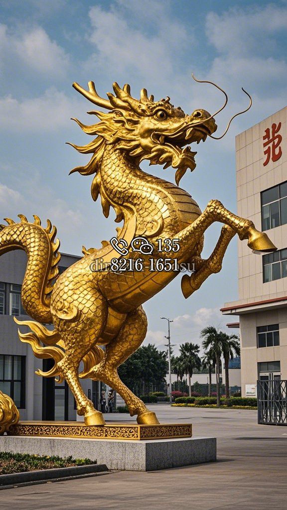 龙马不锈钢雕塑