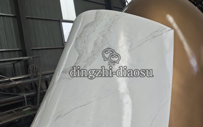 不锈钢浪花艺术景观 大理石效果玻璃钢雕塑定制，源头厂家来图加工