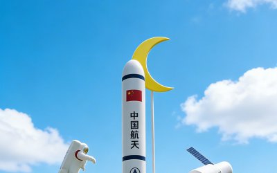 火箭不锈钢雕塑定制，源头厂家来图加工