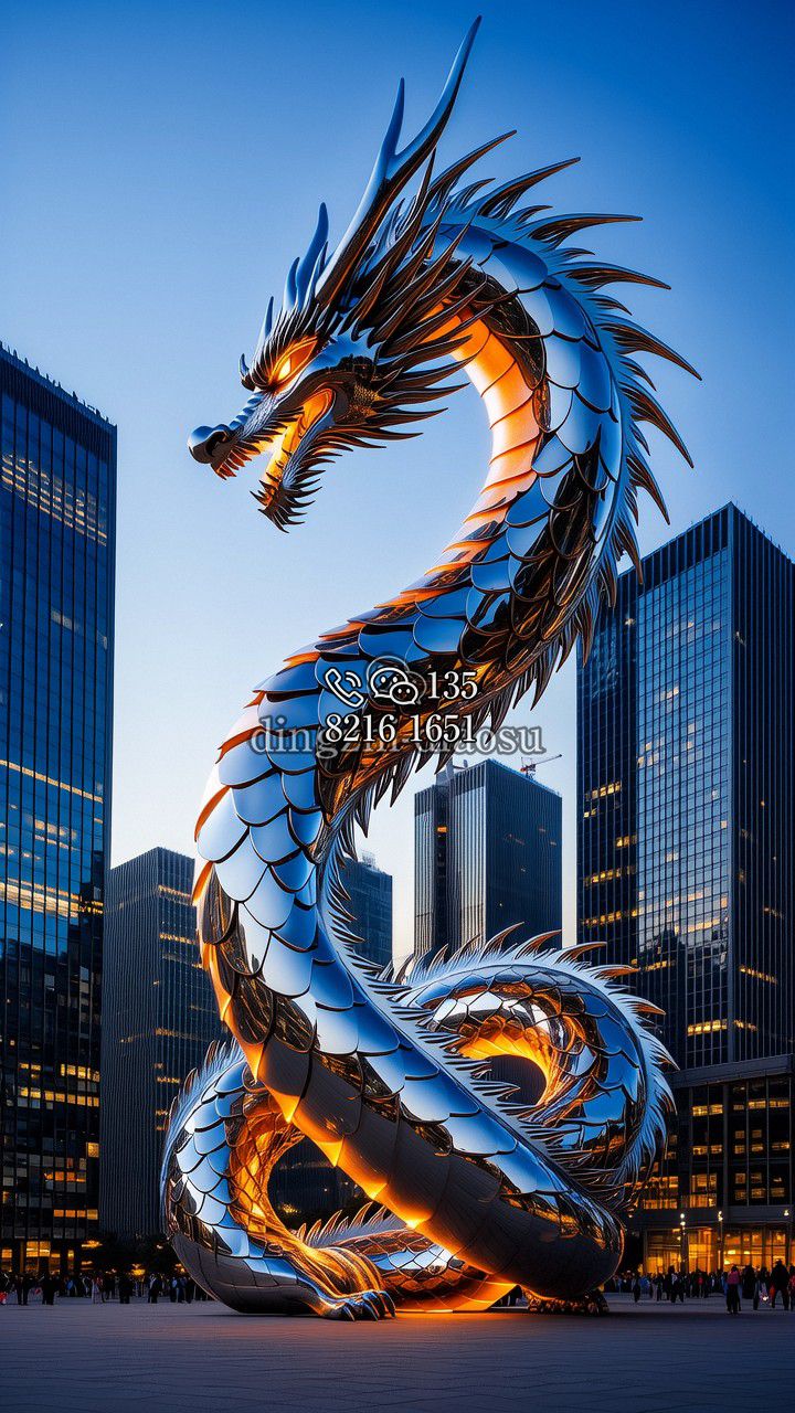 龙不锈钢雕塑