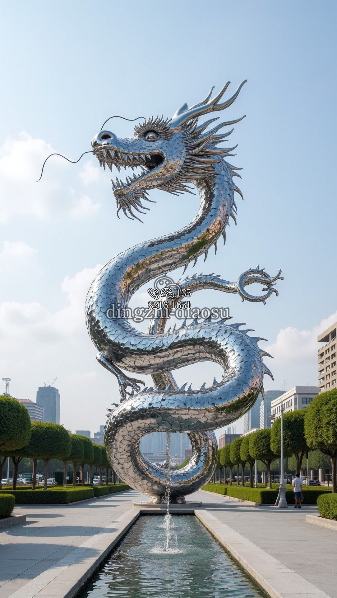 龙不锈钢雕塑