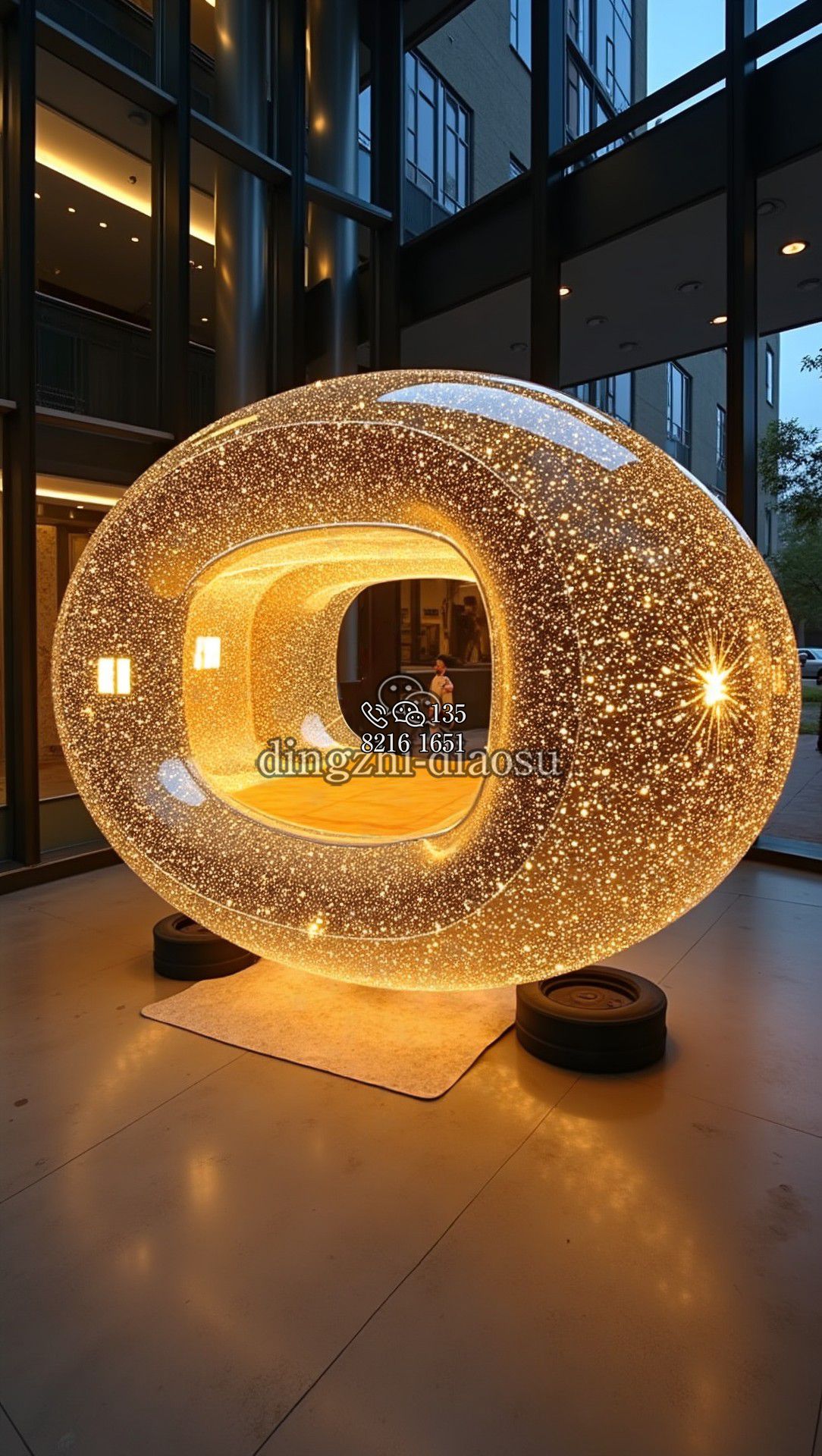 ~发光景观不锈钢雕塑 ~发光景观不锈钢雕塑
