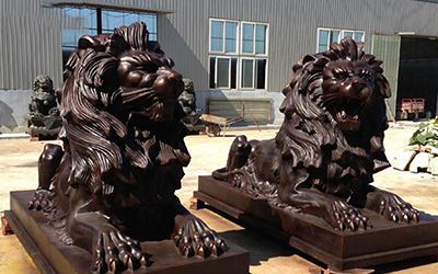 狮子动物雕塑