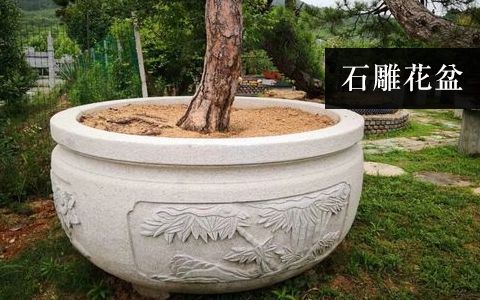 花盆花钵雕塑